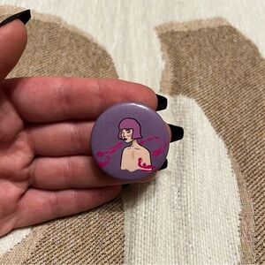 Space Girl Original Pin